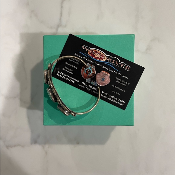 Authentic Native Silver Cuff - Picture 2 of 3